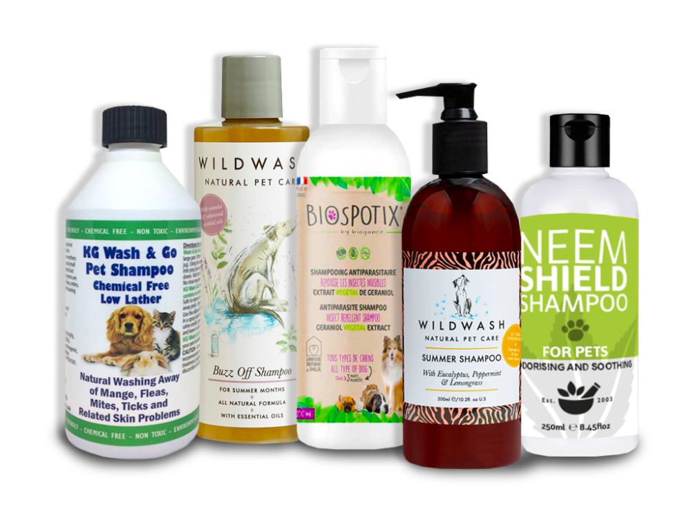 Flea & Tick repelling shampoos for dogs