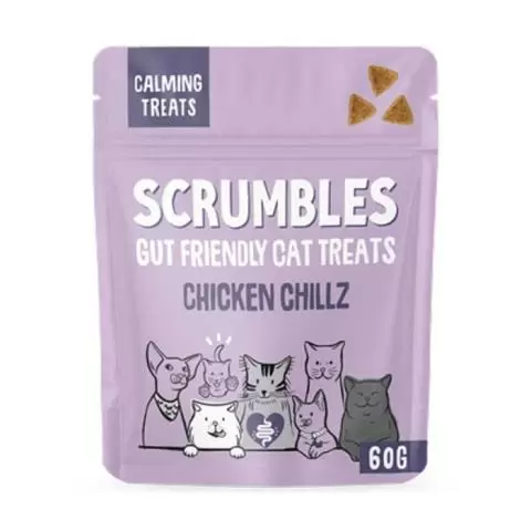 Scrumbles Chicken Chillz Calming Cat Treats 60g