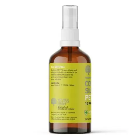 Colloidal Silver Petcare 10ppm Spray 100ml