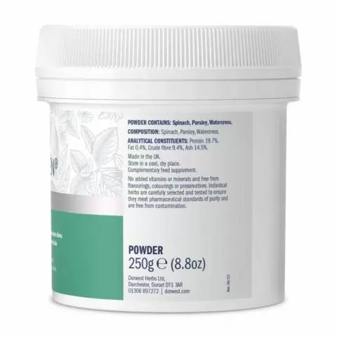 Green powder for dogs clearance