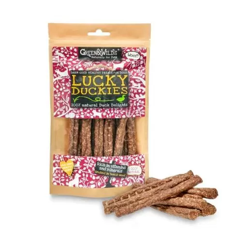 Green and wilds dog treats top