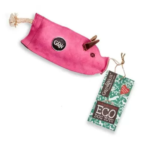 Green Wild s Peggy the Pig Eco Dog Toy