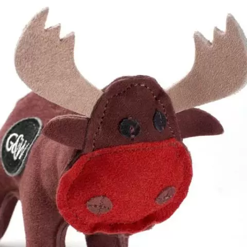 Green Wild s Rudy The Reindeer Christmas Eco Dog Toy Delivered by Healthful Pets