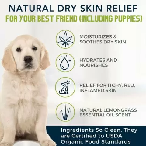 4 Legger Moisturise Dog Shampoo Lemongrass Hemp 236ml