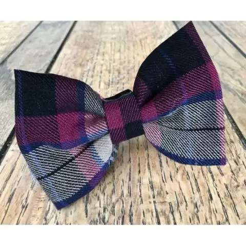 Burgundy dog hot sale bow tie