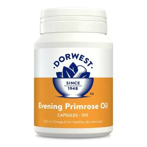Dorwest Evening Primrose Oil for Dogs Cats. Delivered by