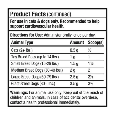 Heart health outlet dog food