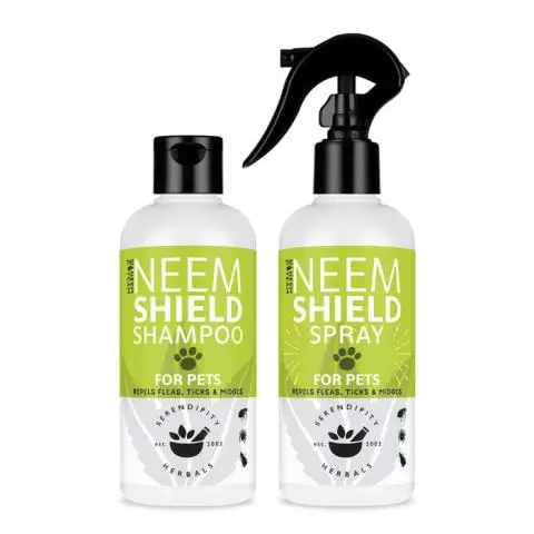 The Neem Team Neem Shield Pet Spray and Shampoo Combo for Dogs