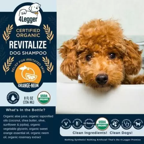 Certified organic dog shampoo online
