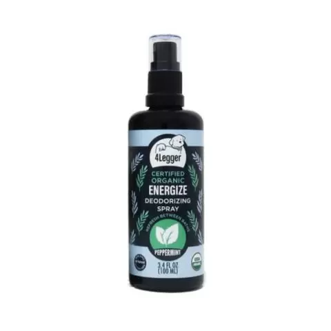 4 Legger Energise Organic Deodorising Spray Peppermint 100 ml