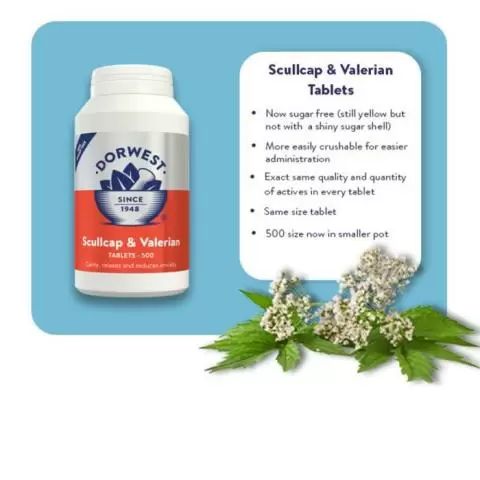 Scullcap and valerian for dogs store