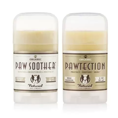 The Natural Dog Company PawTection and Paw Soother Duo for Dogs 2oz