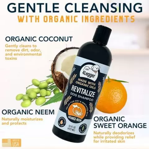 Organic dog shampoo hot sale