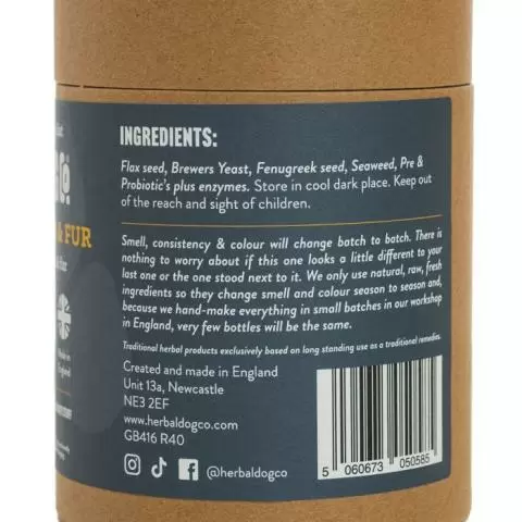 Herbal Dog Co Herbacare Skin Fur 250ml