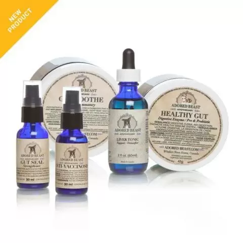 Adored Beast Leaky Gut Protocol 5 Product kit for small dogs
