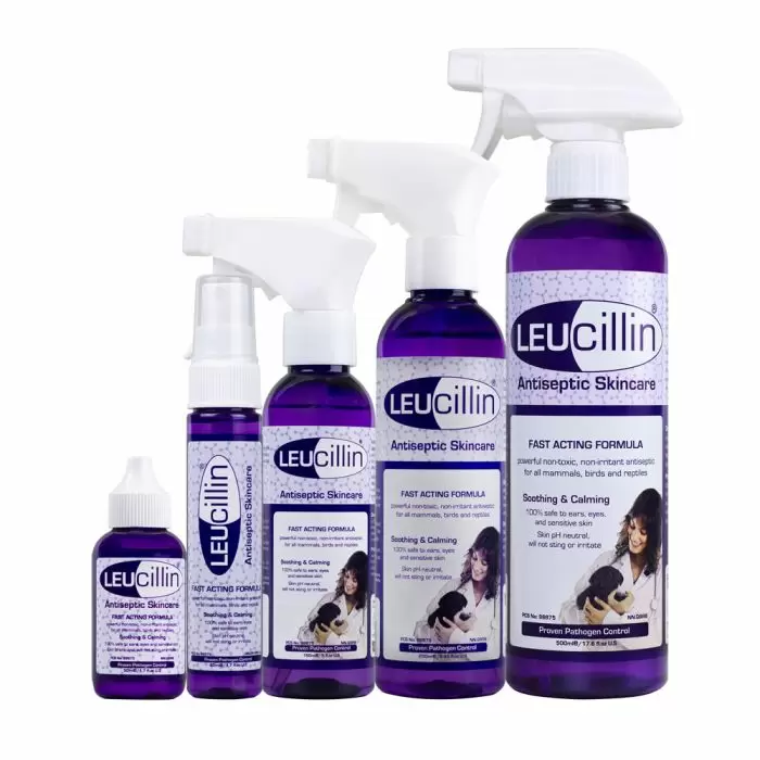 Leucillin Antiseptic Spray for Dogs, Cats and Horses. Delivered by