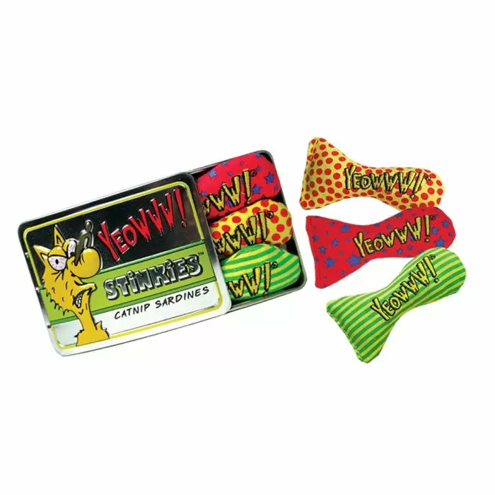 Yeowww Stinkies Catnip Sardines Cat Toys