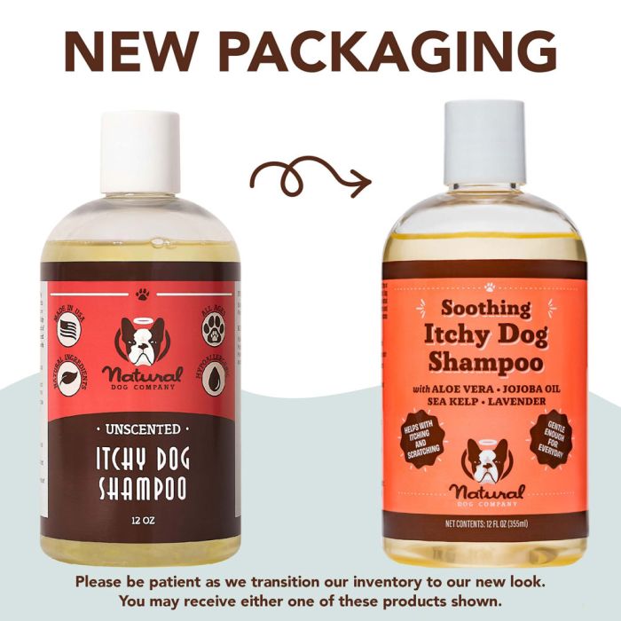 Natural Dog Company Unscented Itchy Dog Shampoo 12oz