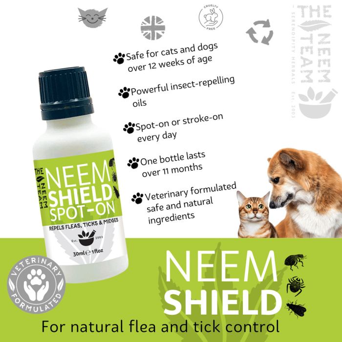 Neem Team Neem Shield Pet Spot-On for flea control