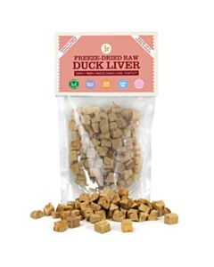 JR Pet Products Freeze Dried Raw Duck Liver Treats for Dogs