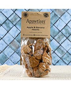 Apwatiser Apple & Banana Hearts 100g 