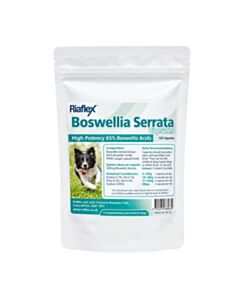 Riaflex Canine Boswellia Serrata for Dogs (65% Boswellic acid) 120 capsules