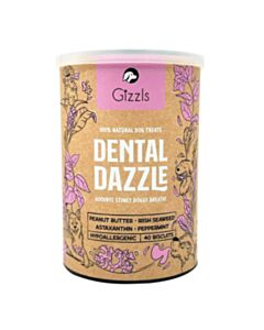 Gizzls Botanicals Dental Dazzle dog treats