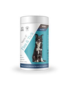 Verm-x Flea & Tick Powder for Dogs Main