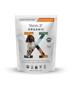 Verm-X Organic Dog Food Topper: Active and Working Blend 180g