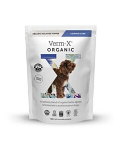 Verm-X Organic Dog Food Topper: Calming Blend 150g