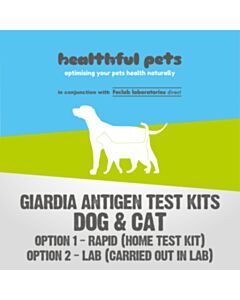 Healthful Pets Giardia Antigen Test Kit for dogs and cats