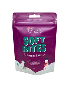 Gizzls Soft Bites Naughty & Nice Christmas Dog Treats