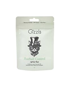 Gizzls Hairball Control Soft Cat Treats with Hemp