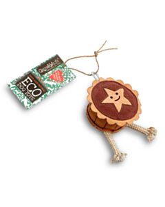Green & Wild's Merry The Mince Pie, Eco Dog Toy