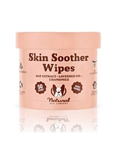 Natural Dog Company Skin Soother Wipes for Dogs 50 Main