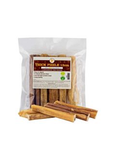 JR Pet Products, Thick Bulls Pizzle 12 cms, 5 pack