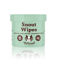 Natural Dog Company Snout Wipes for Dogs (50 wipes)