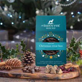 The Innocent Hound Christmas Treat Box for Dogs Tasty, Festive