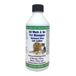 KG Wash Go Pet Shampoo effective on mange, fleas, ticks, mites