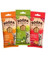 Soopa, 3 pack dental sticks, Carrot, Kale & Cranberry