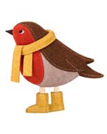 Green & Wild's Russell the Robin , Eco dog toy