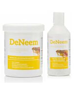 Pure Vet Products DeNeem Main image of tub and puffer bottle