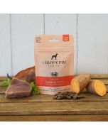 The Innocent Hound Training Treats, Tuna & Crab Rewards liefstyle 70g