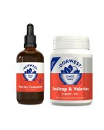 Dorwest Combo Scullcap & Valerian 200 Tablets with Valerian Compound 100ml