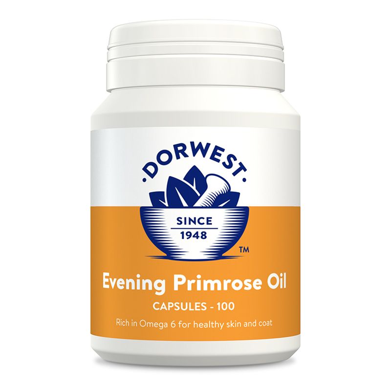 Dorwest Evening Primrose Oil for Dogs Cats. Delivered by