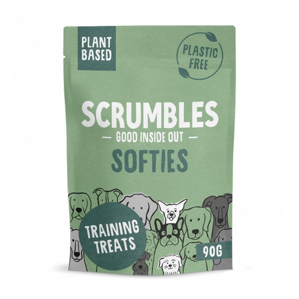Scrumbles Softies Plant Powered Dog Treats 90g