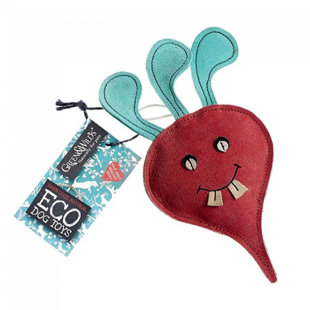 Green Wilds Terry The Turnip Eco Dog Toy
