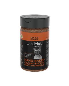 LickiMat Sprinkles for Dogs Duck & Orange 