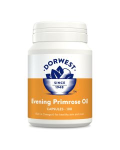 Dorwest evening primrose oil capsules for dogs and cats