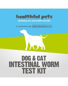 Healthful Pets Intestinal Worm Test Kit for Dogs and Cats